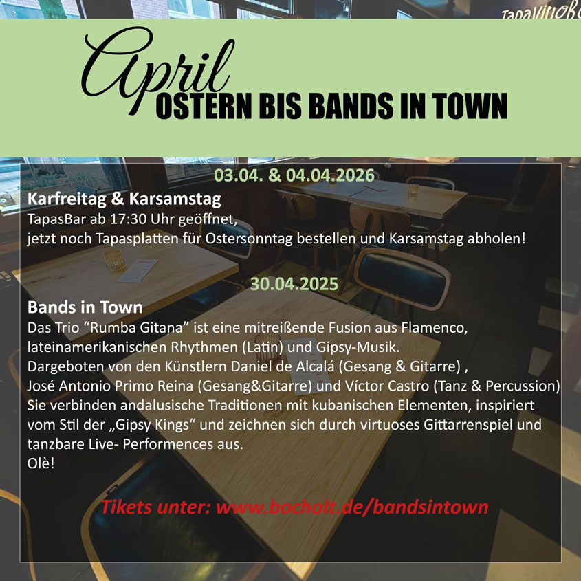 Kulinarischer Kalender TapaVino