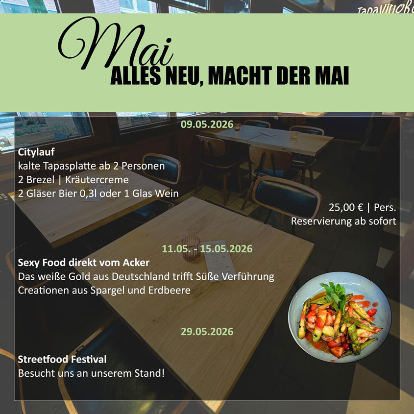 Kulinarischer Kalender TapaVino